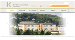 Desktop Screenshot of krankenhausgruenstadt.de