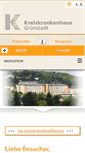 Mobile Screenshot of krankenhausgruenstadt.de